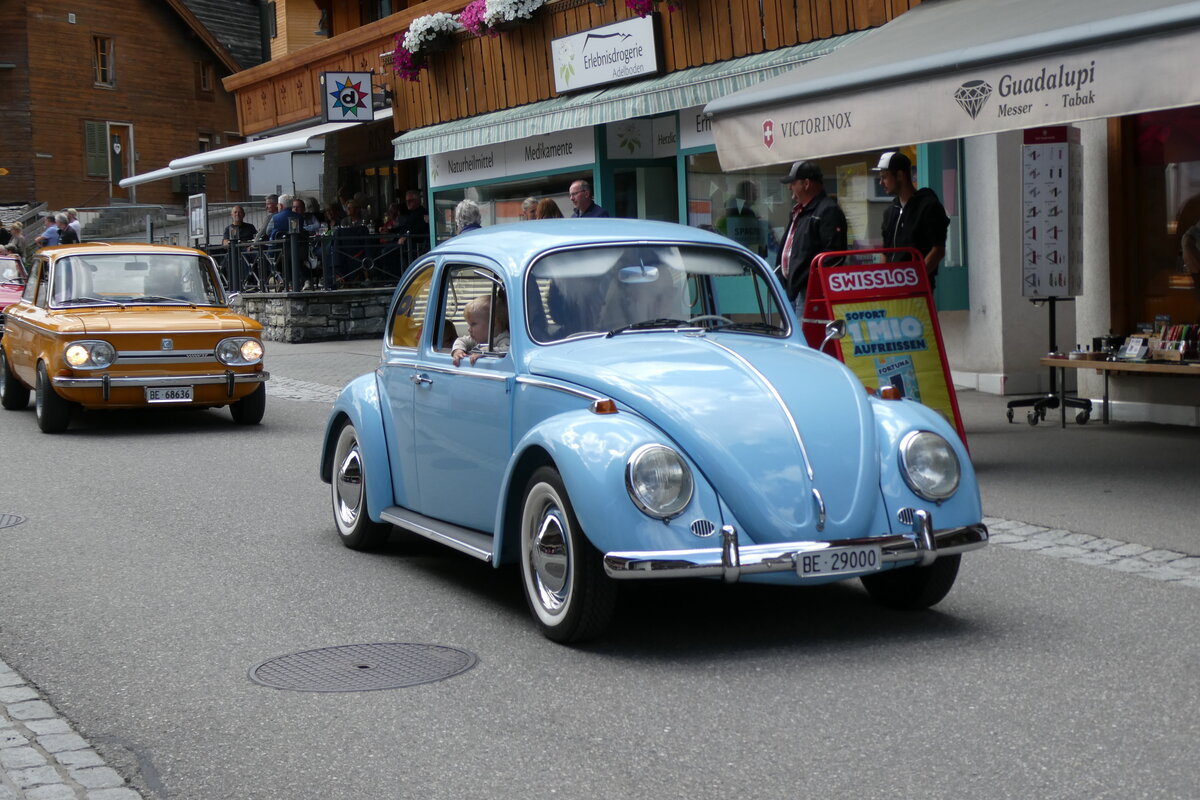 (278'164) - VW-K�fer - BE 29'000 - am 27. Juli 2025 in Adelboden, Dorfstrasse