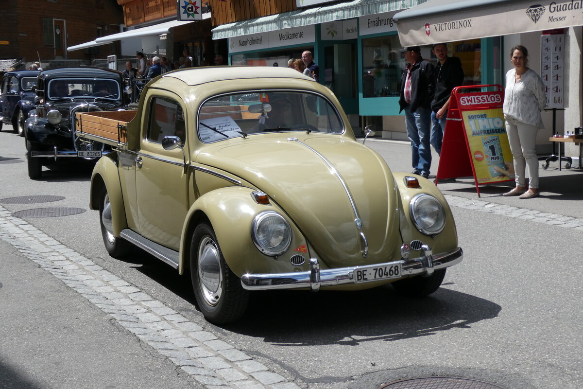 (278'171) - VW-K�fer - BE 70'468 - am 27. Juli 2025 in Adelboden, Dorfstrasse