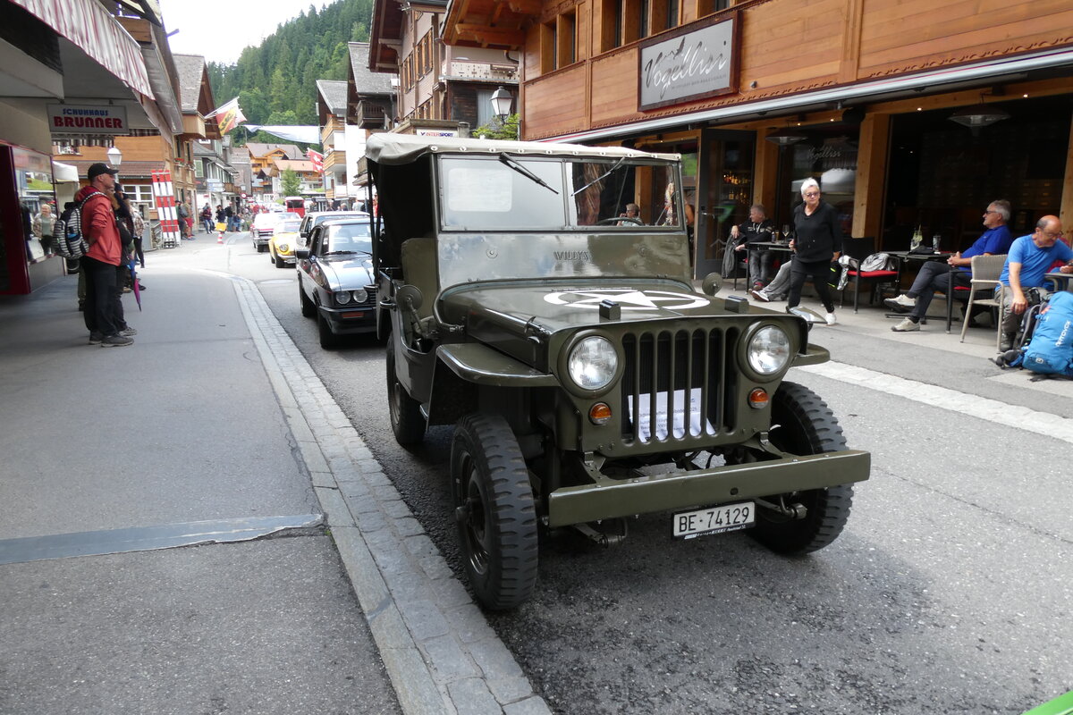 (278'197) - Willys - BE 74'129 - am 27. Juli 2025 in Adelboden, Dorfstrasse