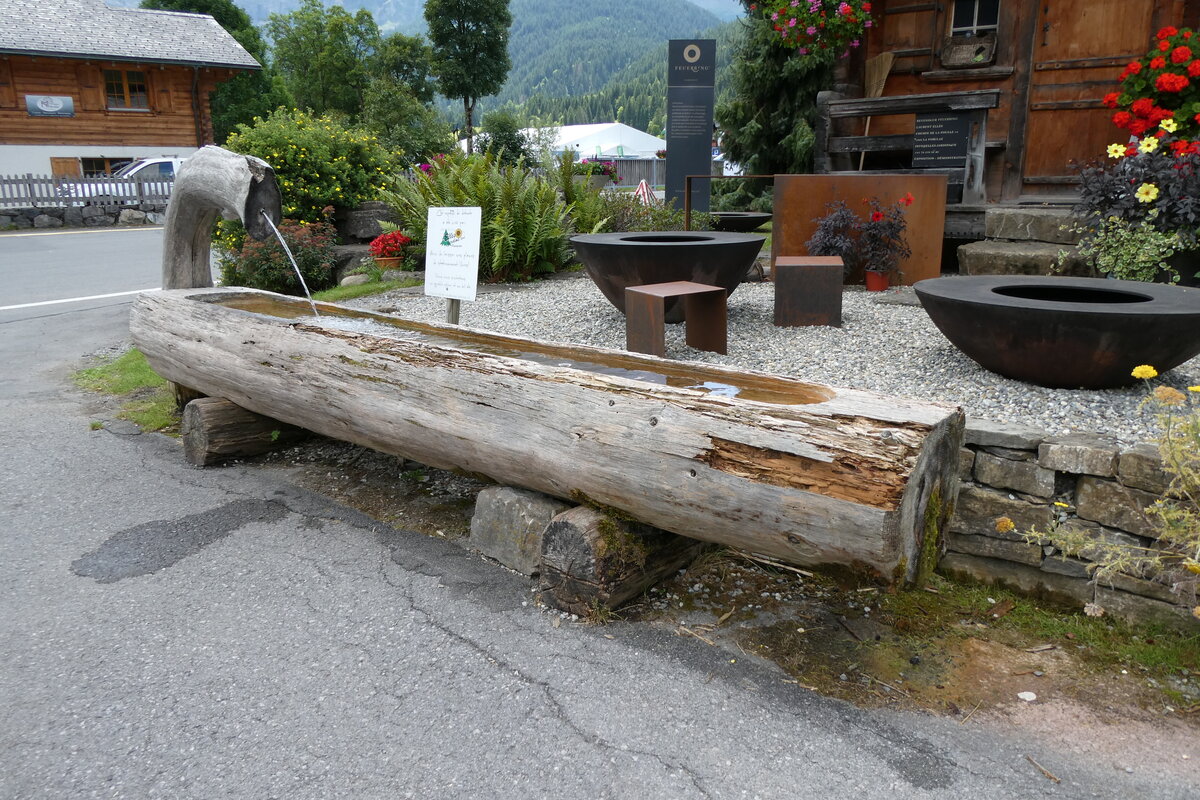 (278'560) - Brunnen am 5. August 2025 in Les Diablerets
