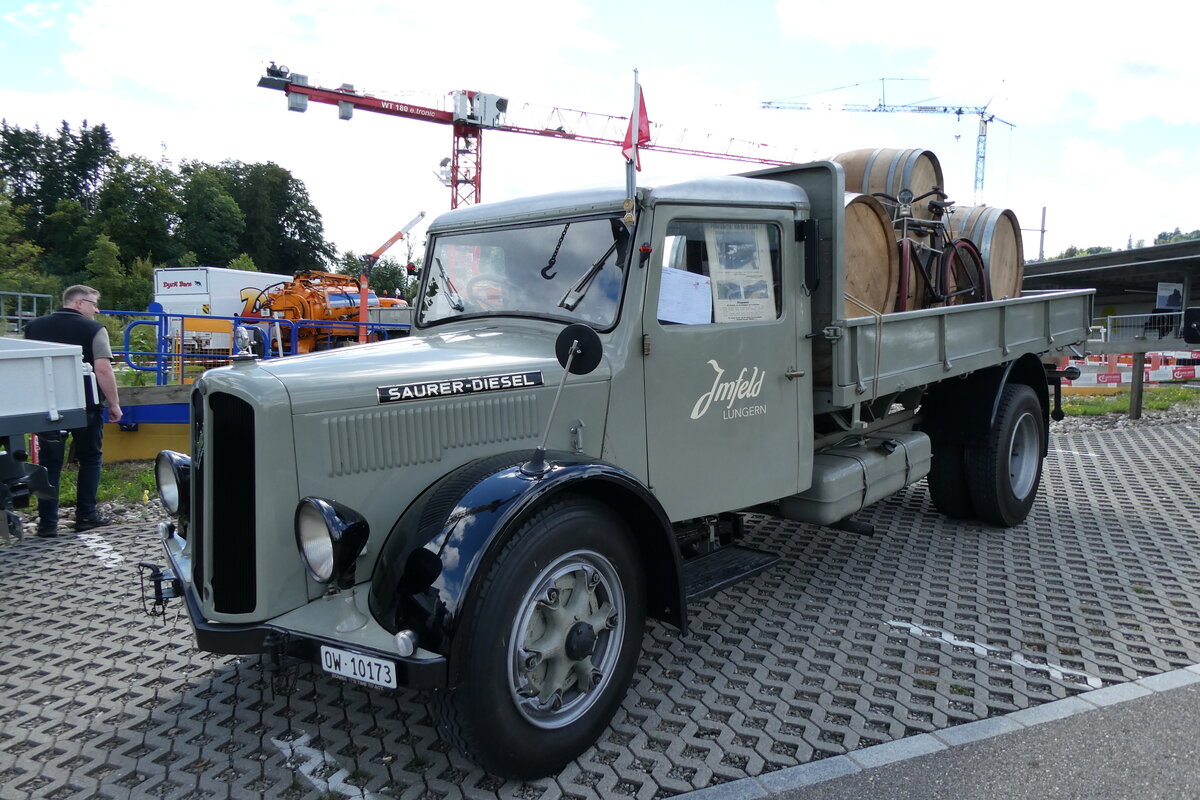 (279'699) - Imfeld, Lungern - OW 10'173 - Saurer am 30. August 2025 in Oberkirch, CAMPUS Sursee