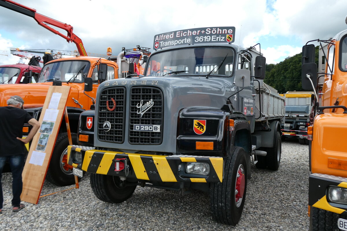 (279'720) - Eicher, Eriz - Nr. 2/BE 429'900 - Saurer am 30. August 2025 in Oberkirch, CAMPUS Sursee