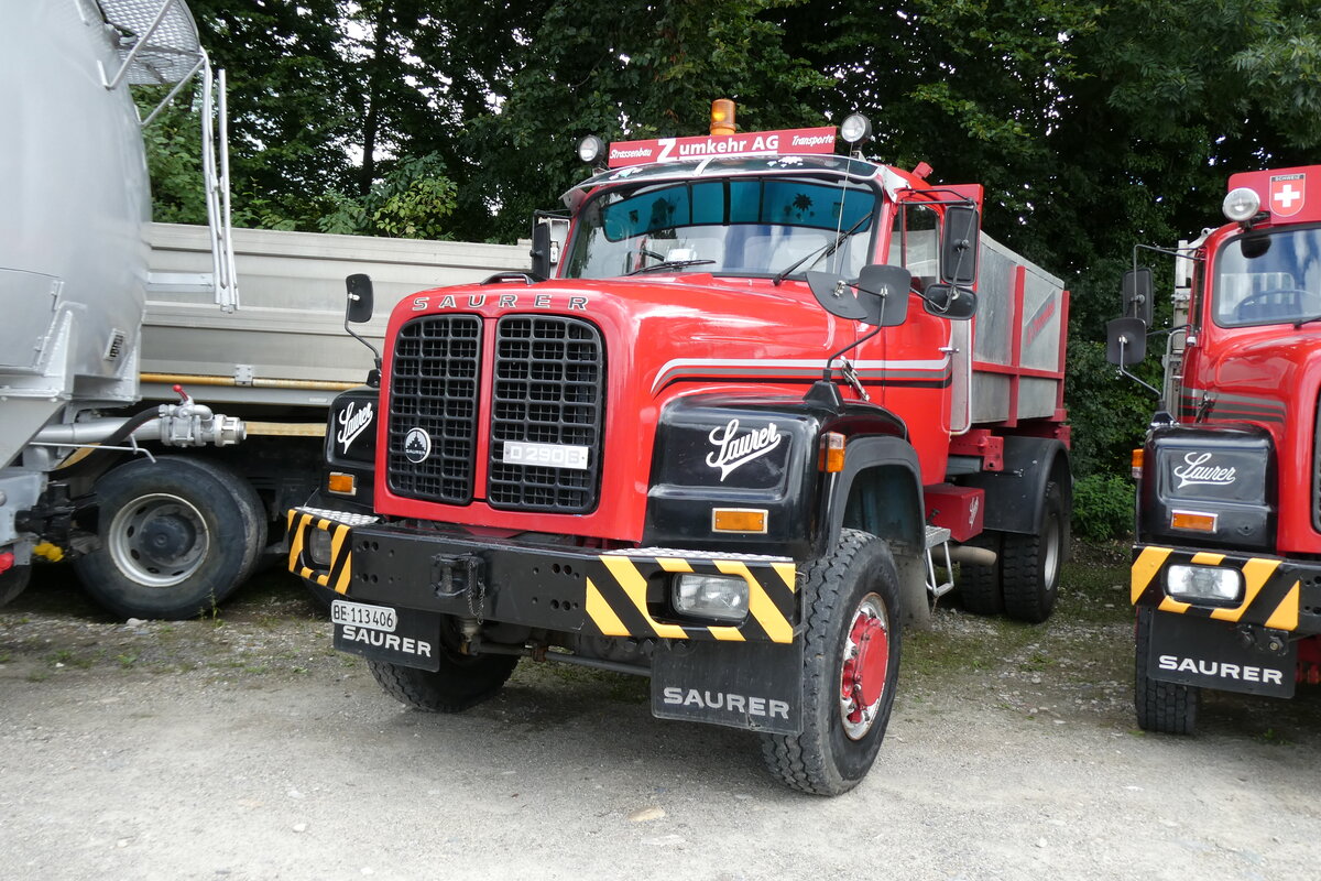 (279'727) - Zumkehr, Frutigen - BE 113'406 - Saurer am 30. August 2025 in Oberkirch, CAMPUS Sursee