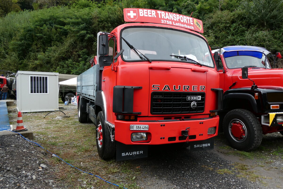 (280'366) - Beer, Latterbach - BE 386'486 - Saurer am 13. September 2025 in Iragna, Riviera