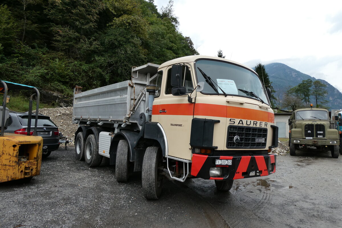 (280'377) - Saurer - Nr. 21/TI 100'360 - am 13. September 2025 in Iragna, Riviera