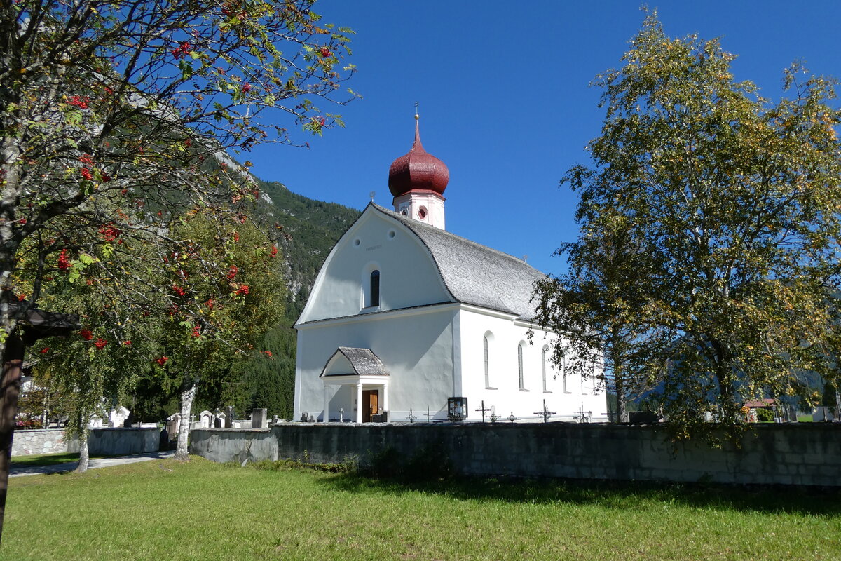 (280'527) - Kirche Hl. Maria Magdalena am 18. September 2025 in Leutasch