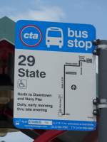 (153'159) - Bus-Haltestelle - Chicago, Navy Pier - am 18.