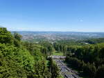 (275'419) - Wasserspiele Wilhelmsh�he und Blick auf Kassel am 11. Mai 2025 von der Wilhelmsh�he aus