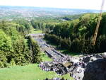 (275'421) - Wasserspiele Wilhelmsh�he und Blick auf Kassel am 11. Mai 2025 von der Wilhelmsh�he aus
