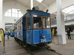 (261'283) - MVG-Tram - Nr. 256 - am 13. April 2024 in M�nchen, MVG-Museum