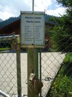 (146'130) - Der P�schenrieder Wetterstein an der Lenk am 28.