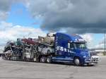 (152'779) - Arial Transport, Chicago - RA 89'854 - Freightliner am 15. Juli 2014 in West Unity, Rastst�tte