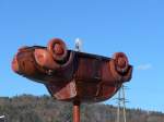 (167'433) - Ein Kreisel mit einem VW-K�fer als Brunnen am 19.
