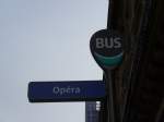(166'877) - Bus-Haltestelle - Paris, Op�ra - am 16.