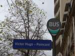 (167'155) - Bus-Haltestelle - Paris, Victor Hugo - Poincar� - am 17.