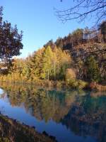 (166'595) - Herbststimmung an der Aare am 8.
