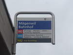 (209'392) - A-welle-Haltestelle - M�genwil, Bahnhof - am 8.
