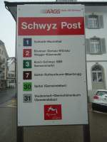 (148'131) - AAGS-Haltestelle - Schwyz, Post - am 23.