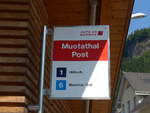 (195'390) - AAGS-Haltestelle - Muotathal, Post - am 1.