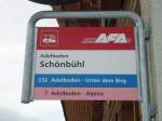 (131'130) - AFA-Haltestelle - Adelboden, Sch�nb�hl - am 28.