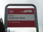 (138'468) - AFA-Haltestelle - Mitholz, Underem B�el - am 6.