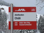 (200'953) - AFA-Haltestelle - Adelboden, Ch�li - am 12.