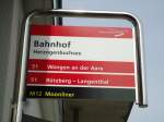 (143'495) - ASm-Haltestelle - Herzogenbuchsee, Bahnhof - am 16. M�rz 2013