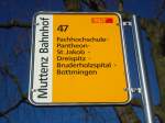 (132'569) - BLT-Haltestelle - Muttenz, Bahnhof - am 7.