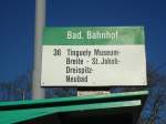 (132'504) - BVB-Haltestelle - Basel, Bad.