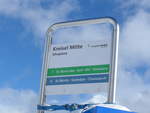 (201'416) - engadin mobil-Haltestelle - Silvaplana, Kreisel Mitte - am 2.