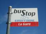 (133'177) - Espace Tourisme-Haltestelle - Riddes, La Gare - am 3.