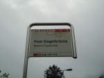 (130'783) - Glarnerbus-Haltestelle - Ziegelbr�cke, Post Ziegelbr�cke - am 24.