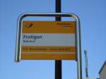 (128'166) - PostAuto-Haltestelle - Frutigen, Bahnhof - am 1.