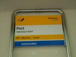 (128'296) - PostAuto-Haltestelle - Samnaun Dorf, Post - am 7.