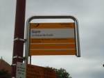 (130'163) - PostAuto-Haltestelle - La Chaux-de-Fonds, Gare - am 4.