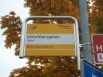 (130'307) - PostAuto-Haltestelle - Spiez, L�tschbergplatz - am 11.