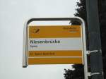 (131'007) - PostAuto-Haltestelle - Spiez, Niesenbr�cke - am 15.