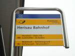 (132'300) - PostAuto-Haltestelle - Herisau, Bahnhof - am 12.