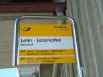 (132'440) - PostAuto-Haltestelle - Lohn-L�terkofen, Bahnhof - am 24.