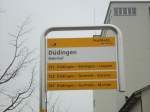 (132'725) - PostAuto-Haltestelle - D�dingen, Bahnhof - am 7.