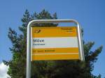 (133'519) - PostAuto-Haltestelle - Faulensee, M�we - am 1.