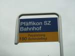 (135'824) - PostAuto-Haltestelle - Pf�ffikon SZ, Bahnhof - am 5.