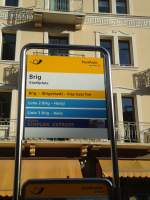 (136'859) - PostAuto+Ortsbus-Haltestelle - Brig, Stadtplatz - am 22.