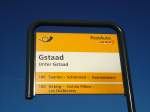 (137'000) - PostAuto-Haltestelle - Gstaad, Unter Gstaad - am 25.