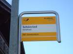 (137'009) - PostAuto-Haltestelle - Sch�nried, Schulhaus - am 25.