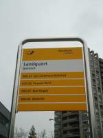 (137'927) - PostAuto-Haltestelle - Landquart, Bahnhof - am 5.