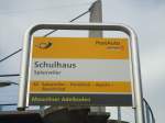 (138'422) - PostAuto-Haltestelle - Spiezwiler, Schulhaus - am 6.