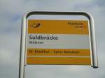 (138'431) - PostAuto-Haltestelle - M�lenen, Suldbr�cke - am 6.