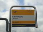 (138'432) - PostAuto-Haltestelle - M�lenen, Suldbr�cke - am 6.
