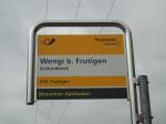 (138'438) - PostAuto-Haltestelle - Wengi b.